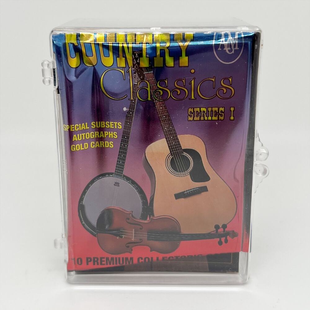 ACM Country Music Classics Series 1 Collector's Trading Cards in Plastic Case